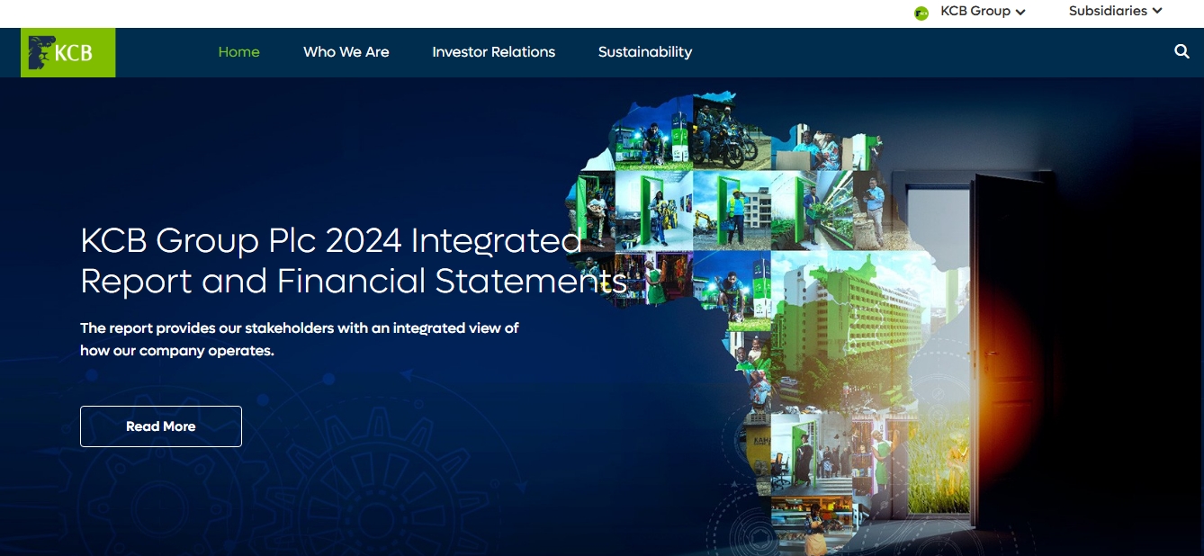 KCB Bank Websites: KE, UG, TZ, RW, SS
